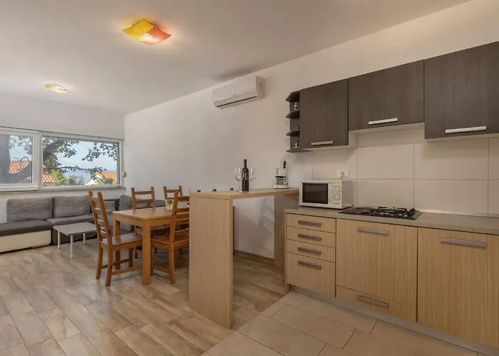 Appartement Cozy In With Kitchen Njivice